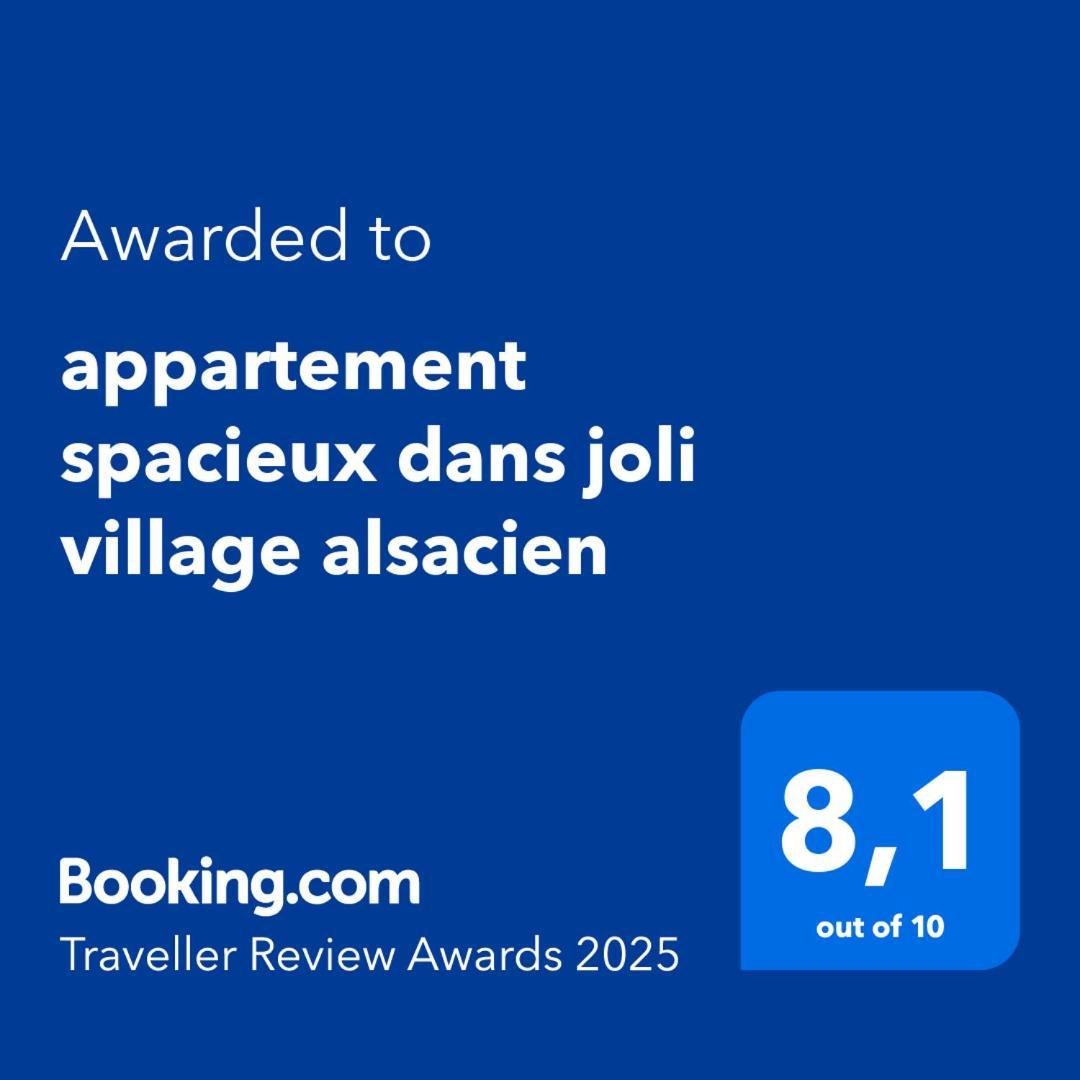 Appartement Spacieux Dans Joli Village Alsacien Châtenois Dış mekan fotoğraf